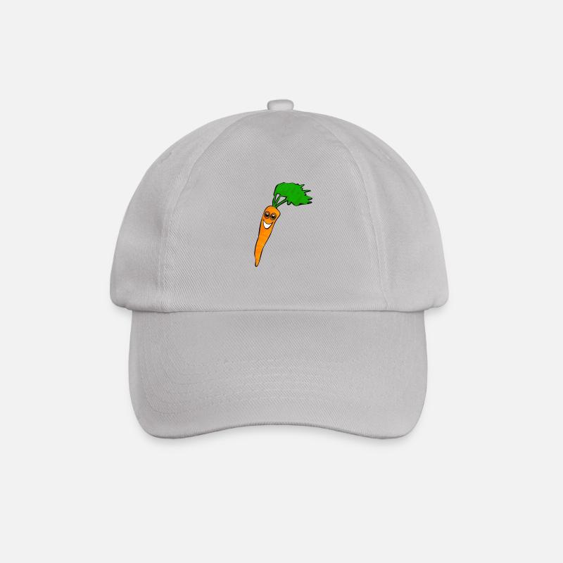 Carrot laughing - Baseball Cap - grey