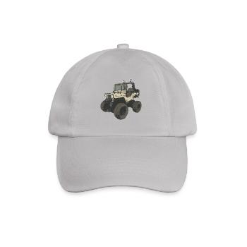 four-wheel - Baseball Cap - grey - Front