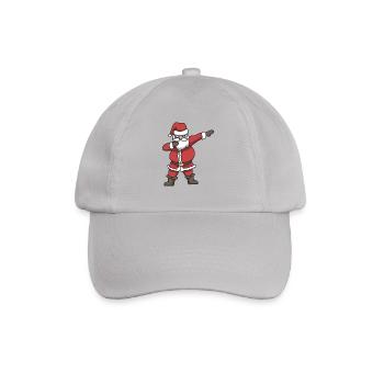 Weihnachtsmann dabbing Geschenk Weihnachten Tanz - Baseballkappe - Grau - Vorne