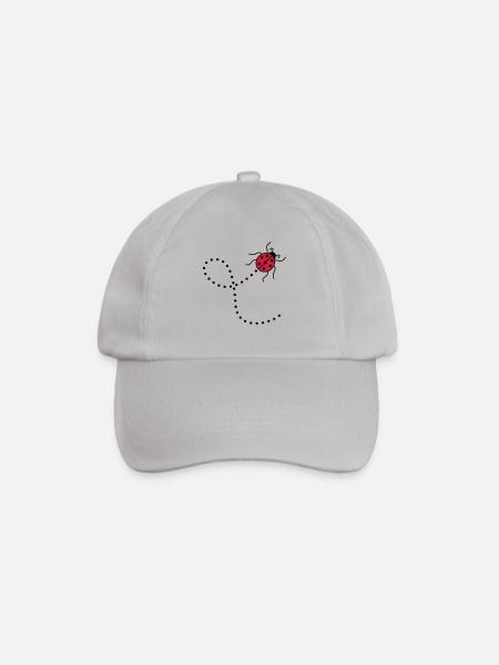 ligne pointillé chemin chemin coccinelle petits sues - Casquette classique - bruyère