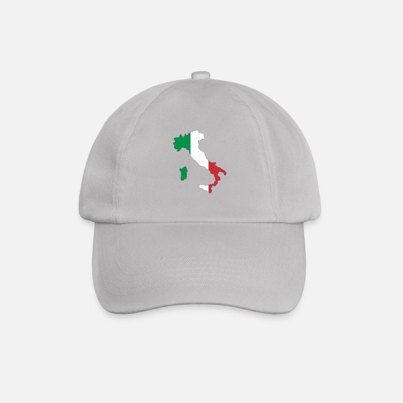 Italy - Baseball Cap - grey