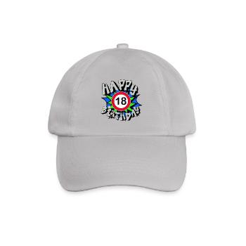 18e anniversaire , Joyeux 18 anniversaire Cadeau (25) - Casquette classique - bruyère - Devant
