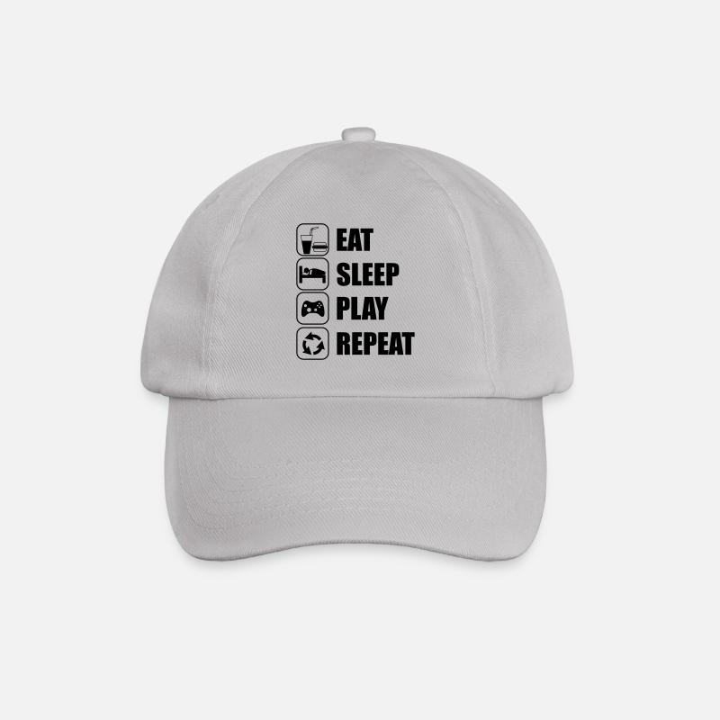 Eat Sleep Play Repeat - Casquette classique - bruyère