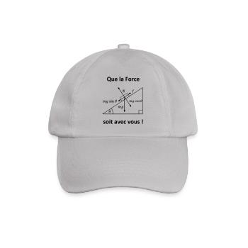 Que la Force soit avec vous T shirt humour maths - Casquette classique - bruyère - Devant