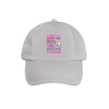 Je suis une fille de hockey jouant comme une fille normale - Casquette classique - bruyère - Devant