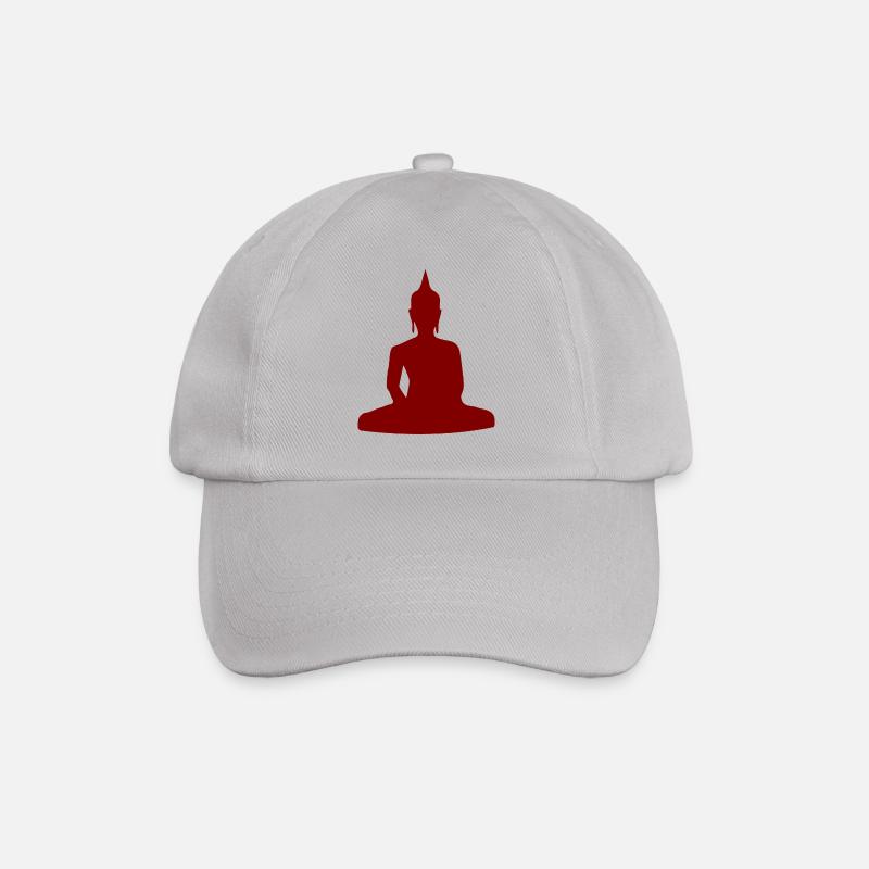 Buddhismus - Baseballkappe - Grau