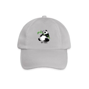 Fat Panda gift idea - Baseball Cap - grey - Front