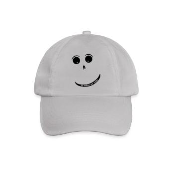 Paraglider Smiley - Baseball Cap - grey - Front