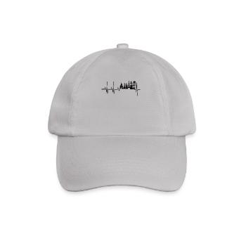 Heartbeat to travel - Baseball Cap - grey - Front