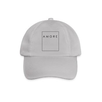 AMORE - love - Baseball Cap - grey - Front