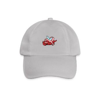 Playing angels and devils hug my hug - Baseball Cap - grey - Front