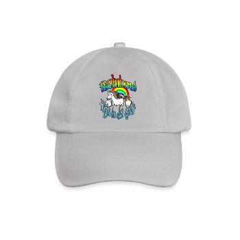 Rainbow High in da sky - Baseballkappe - Grau - Vorne