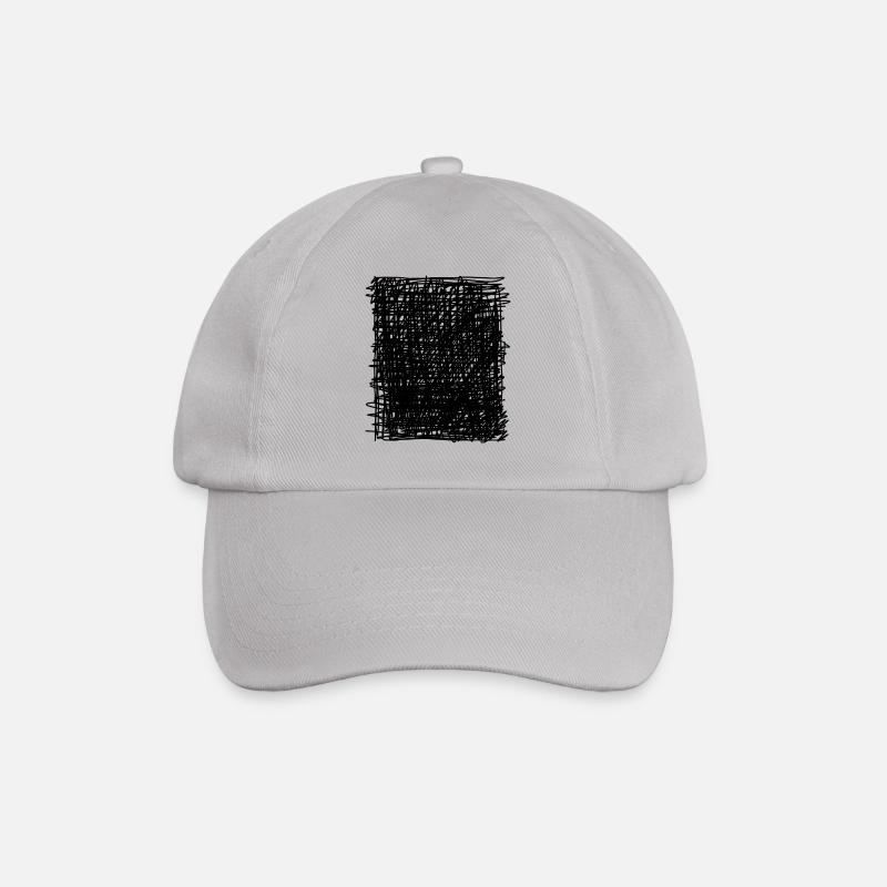 Black Square - Baseballkappe - Grau