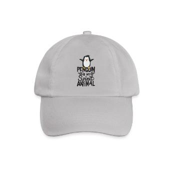 Cute Penguin is My Spirit Animal T-shirt - Baseball Cap - grey - Front