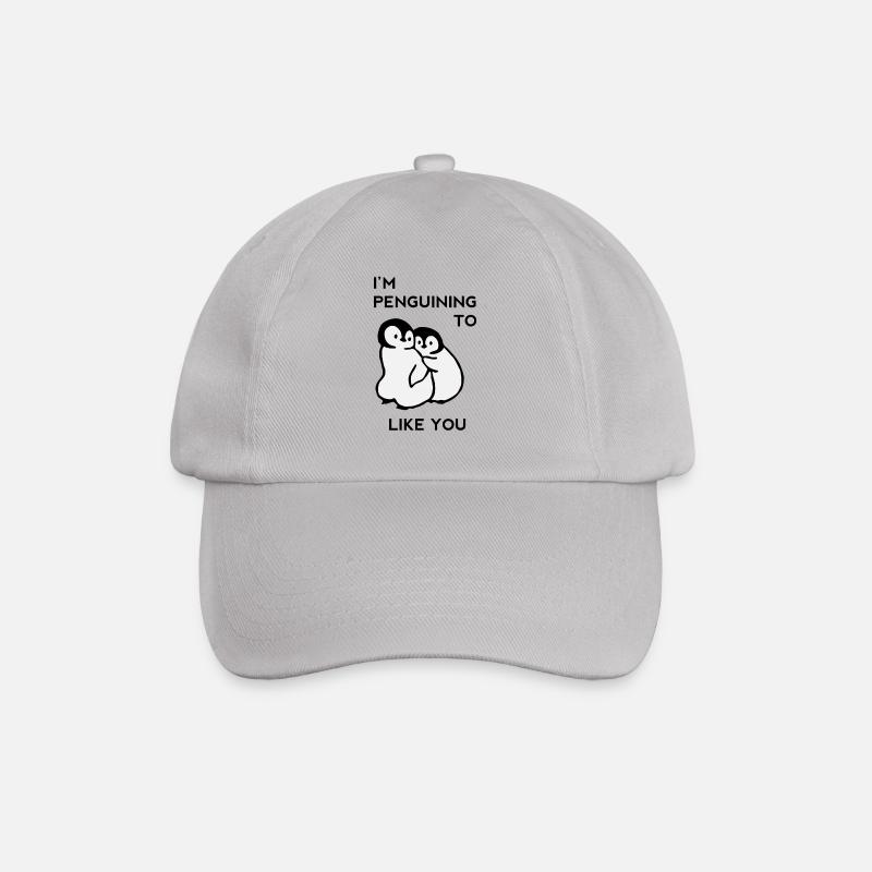 Je suis Pingouin de vous aimer - Pingouin - Casquette classique - bruyère