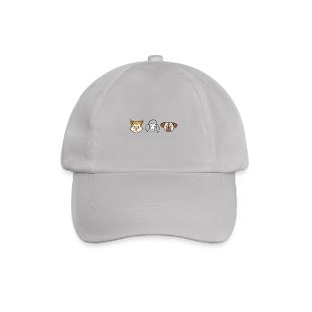 Dog dog lover pet dog owner gift - Baseball Cap - grey - Front
