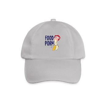 Banana Gift Food Porn licking Shirt - Baseball Cap - grey - Front
