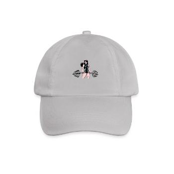 Entraînement puissant de musculation de poids de femme forte - Casquette classique - bruyère - Devant