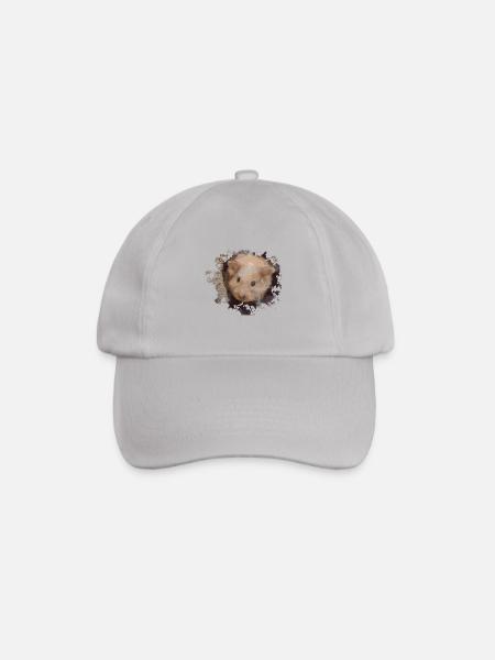 hamster - Baseballkappe - Grau