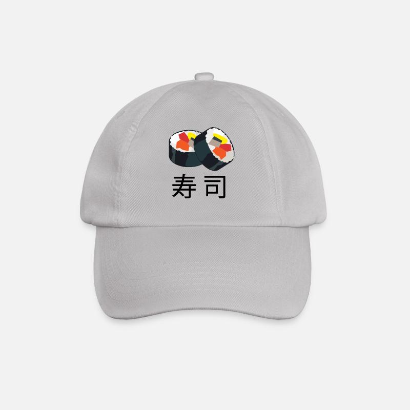 SUSHI - JAPANISCH - Baseballkappe - Grau