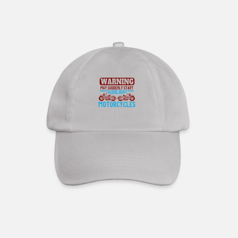 Biker motorcycle - Baseball Cap - grey
