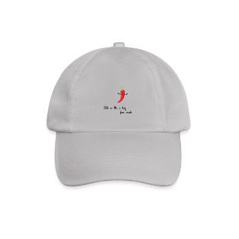 Chili Habanero Umarmung Geschenk Geschenkidee - Baseballkappe - Grau - Vorne
