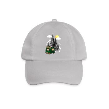 Bauwagen Naturliebhaber Öko Natur Ausstieg Flora - Baseballkappe - Grau - Vorne