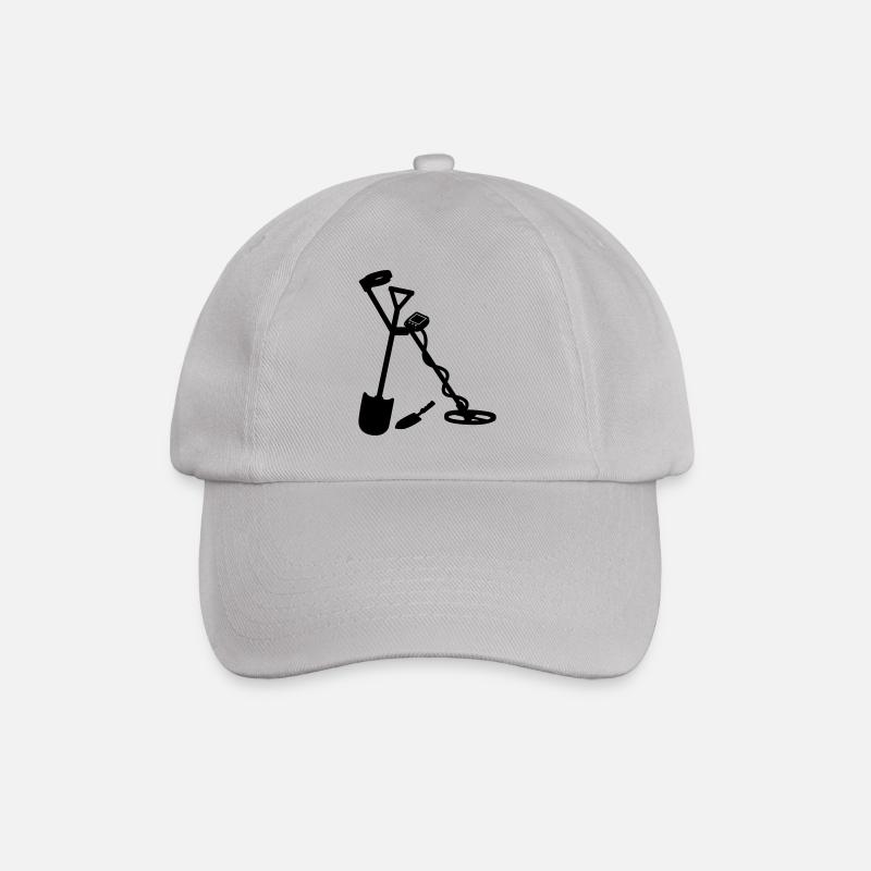 Metalldetektor - Baseballkappe - Grau