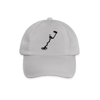 Metalldetektor - Baseballkappe - Grau - Vorne