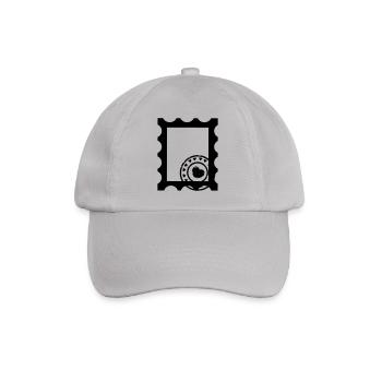 Contour de tampon avec tampon avec cœurs - Casquette classique - bruyère - Devant