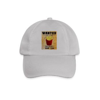 Wanted - French fries - Pommes - Baseball Cap - grey - Front