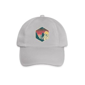 Sunset Summit Climber Hex Badge - Baseball Cap - grey - Front