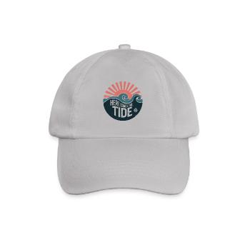Here Comes the Tide | Nautical & Sea Lovers - Baseball Cap - grey - Front