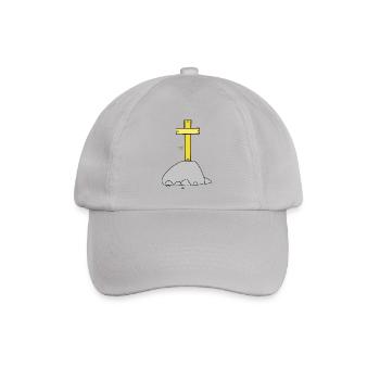 Halloween Cross Crosses Spider - Baseball Cap - grey - Front
