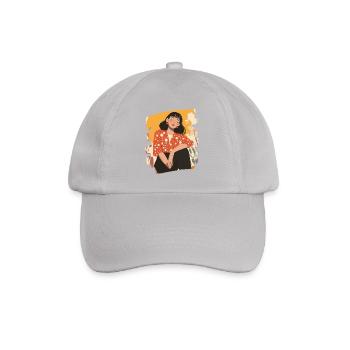 Relax Meditation Selfcare Me-Time - Baseball Cap - grey - Front