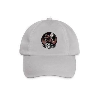 HOWL AT THE MOON - Baseball Cap - grey - Front