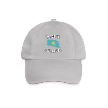Made in Kasazkhstan - Baseballkappe - Grau - Vorne