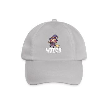 WITCH DON'T RUIN MY VIBE - WITCH HALLOWEEN - Baseball Cap - grey - Front