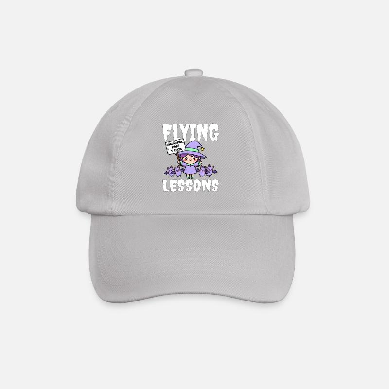 FLYING LESSONS - WITCH HALLOWEEN - Baseball Cap - grey