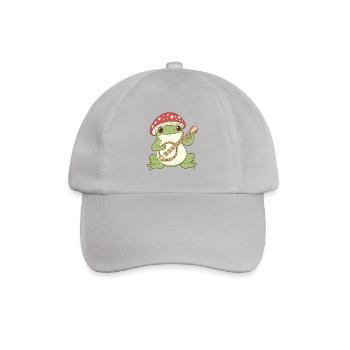 Grenouille champignon avec guitare - Casquette classique - bruyère - Devant