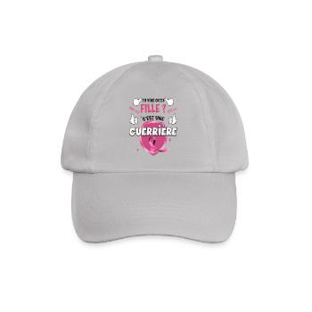 Une Guerrière Octobre Cancer Sein Femme - Casquette classique - bruyère - Devant