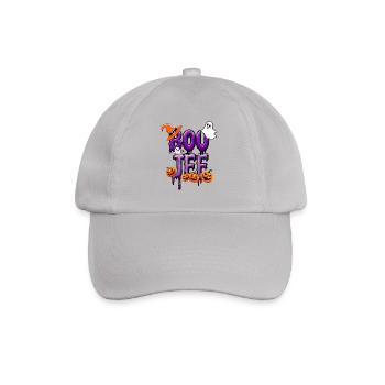 Funny Spooky Season Boujee Ghost Pumpkin Halloween - Baseball Cap - grey - Front