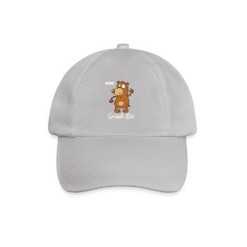 huhu Grüssli Bär - Baseballkappe - Grau - Vorne