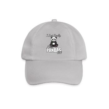 I Just Really Like Pandas OK  - Baseball Cap - grey - Front