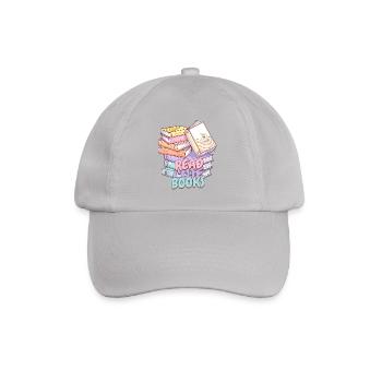 Style Kawaii mignon Stack of Books Design - Casquette classique - bruyère - Devant