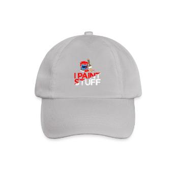 I Paint Stuff Painter Logo - Baseballkappe - Grau - Vorne