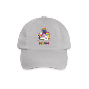 Pride Month LGBTQ – Purride - Baseballkappe - Grau - Vorne