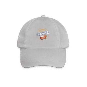 Pumkin Pie Cake Dessert Vintage Design - Baseball Cap - grey - Front