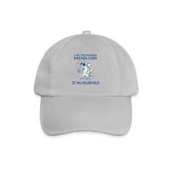 Main breadwinner of my household - Baseball Cap - grey - Front