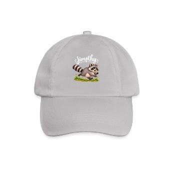 Jimothy Raccoon Meme - Baseball Cap - grey - Front